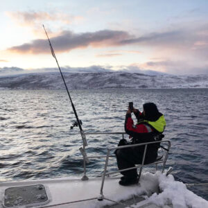 Fishing trip in a Catamaran